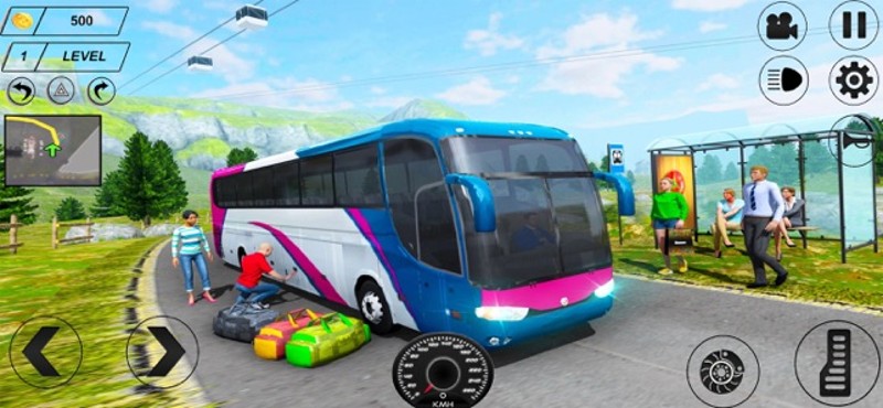 Mountain Tourist Bus Sim 3D screenshot