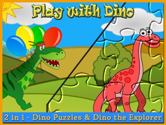 My baby first dino: dinosaur puzzle game for kids screenshot