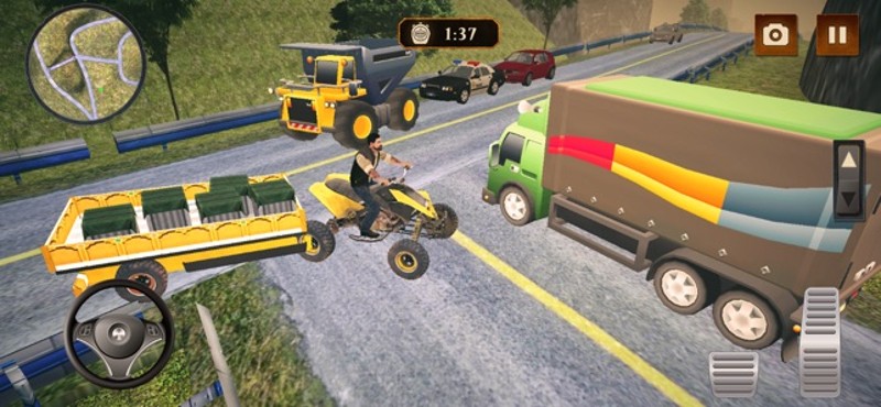 Offroad QuadBike Transport Sim screenshot