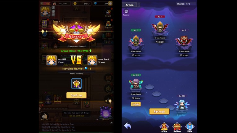 Pixel Dungeon RPG screenshot