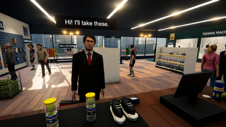 Tennis & Padel Shop Simulator screenshot