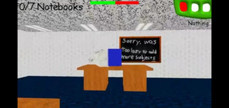 Baldi loves cats screenshot