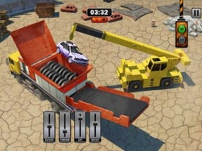 Car Crusher Monster Truck Driver &amp; Crane Simulator Image