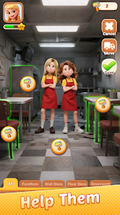 Gossip Girls Restaurant-Merge screenshot