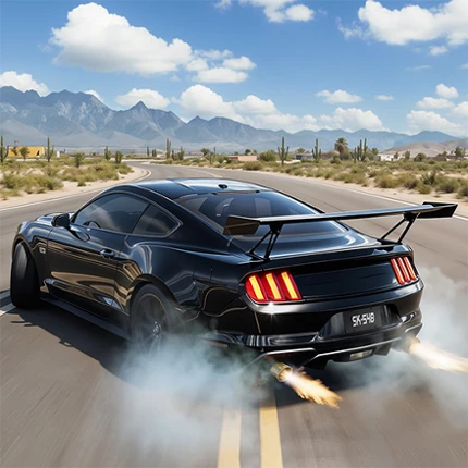 Real Drifting Car Driving 3D Image