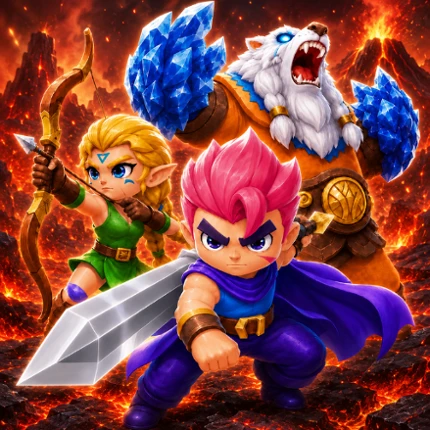 Epic Trio: Roguelike Clash Image