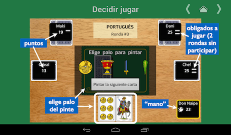 Portugués Don Naipe screenshot