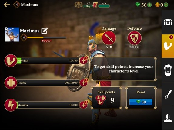 Gladiator Glory: Bloody Arena screenshot