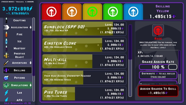 Idle Research screenshot