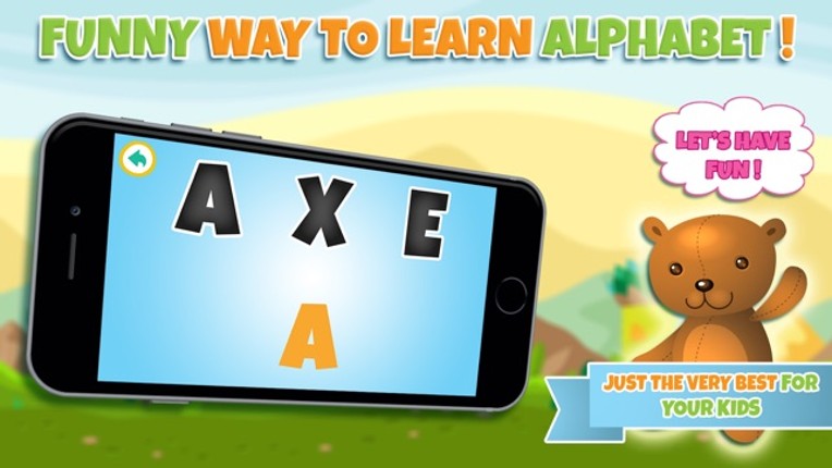 Learn alphabet and letter - ABC learning game for toddler kids &amp; preschool children Image