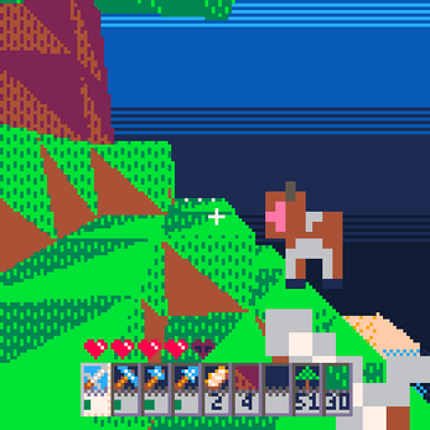 Linecraft - A Minecraft Demake screenshot