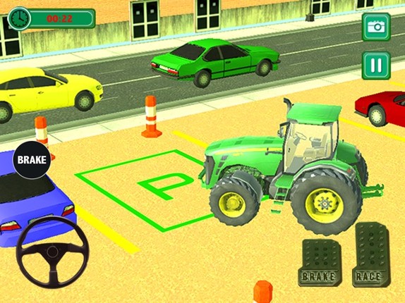 Modern Parking Tractor Games screenshot