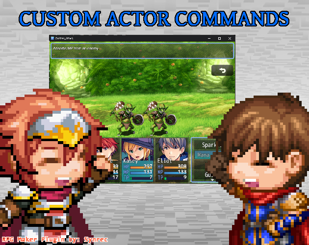 Games like RPG Maker MV/MZ: Custom Actor Commands