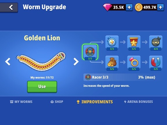 Worm Hunt: slither snake arena screenshot