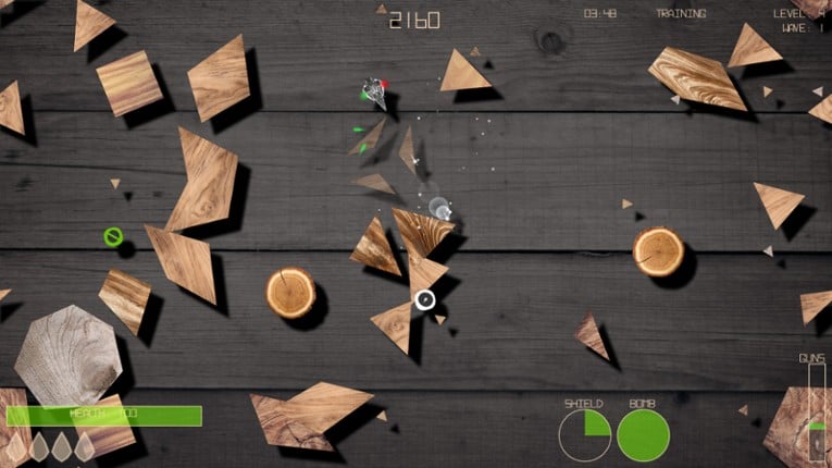 Asteroids screenshot