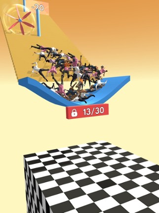 Crowd Stair Fall screenshot