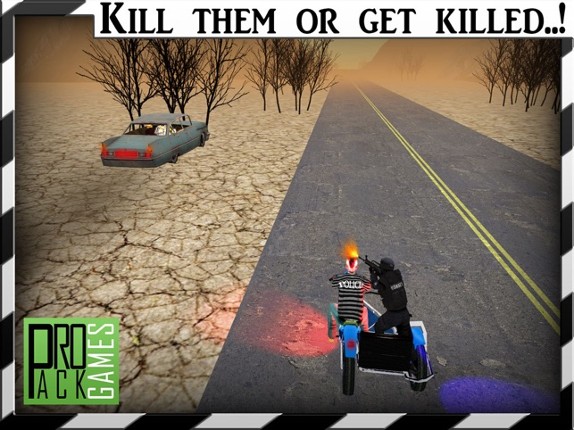 Dangerous robbers &amp; Police chase simulator - Dodge through highway traffic and arrest dangerous robbers screenshot