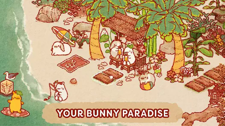 Usagi Shima: Cute Bunny Game screenshot