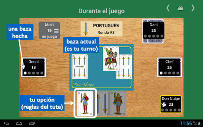 Portugués Don Naipe screenshot