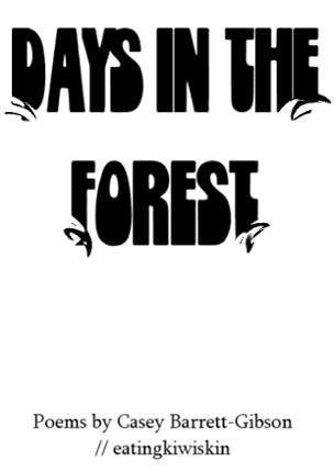 Days in the forest - Poetry zine Image