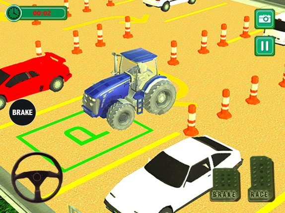 Modern Parking Tractor Games screenshot