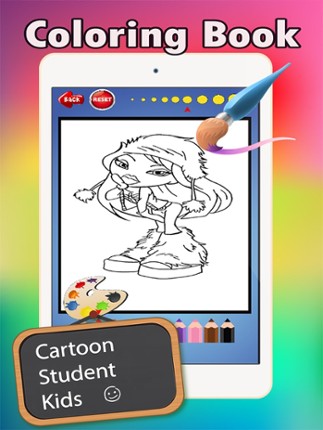 My Little Girl Coloring Book: fun with these coloring pages games free for kids Image