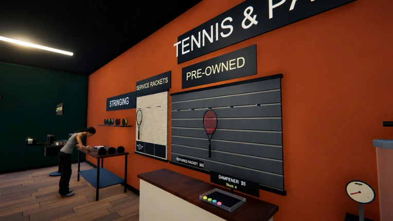Tennis & Padel Shop Simulator screenshot