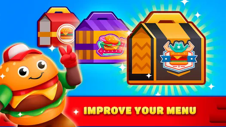 Idle Burger Empire Tycoon—Game Image