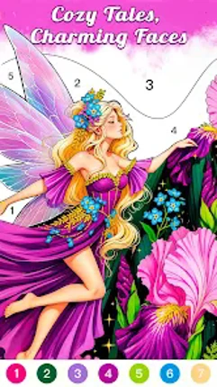 Color Tales Cozy Coloring Book screenshot