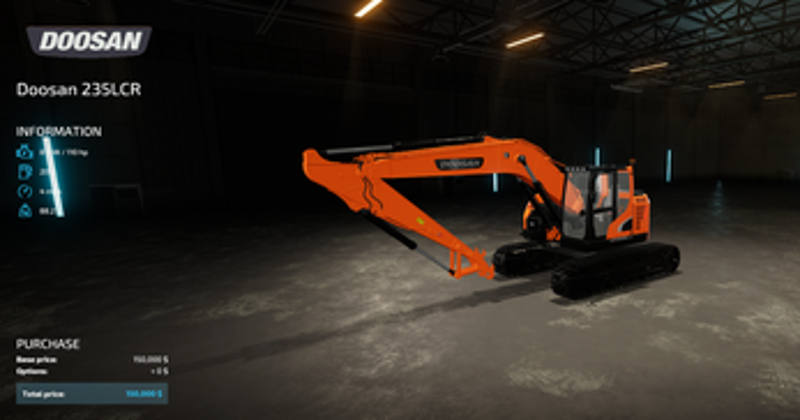 Doosan 235LCR screenshot