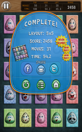 Eggheadz Memory Match screenshot