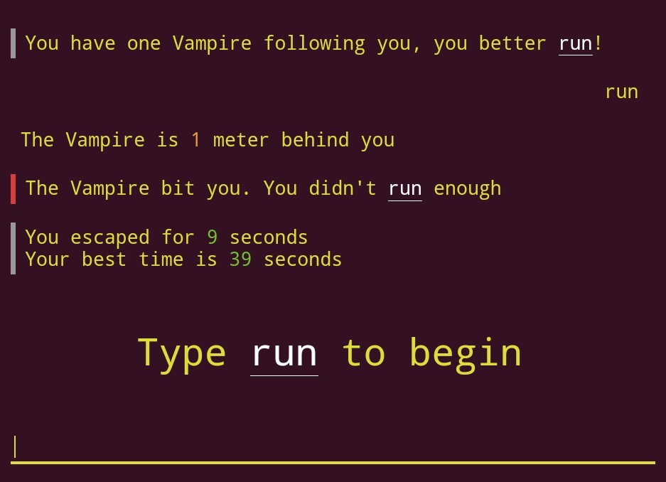 Games like Type: Unstable Vampire
