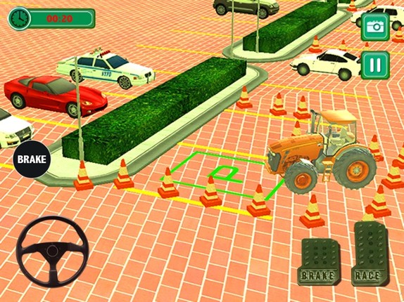 Modern Parking Tractor Games screenshot
