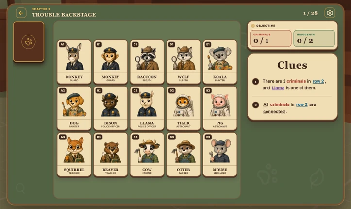 The Clues screenshot