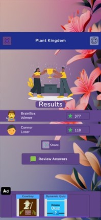 Botany Knowledge Quiz screenshot