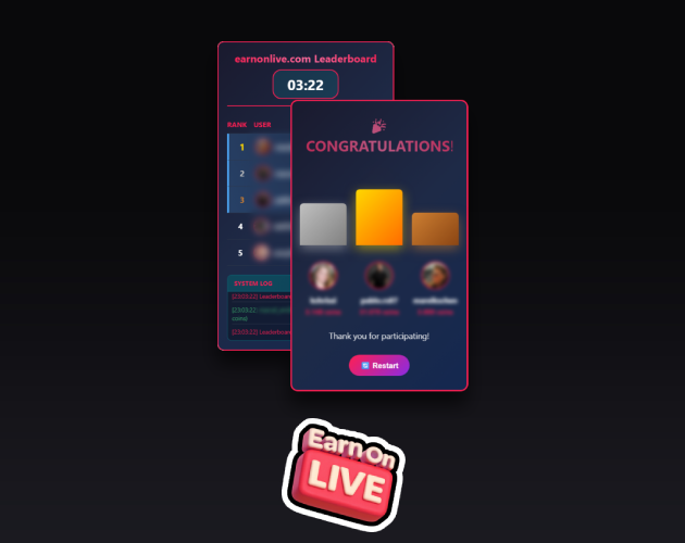 Games like Coin Leaderboard | TikTok LIVE interactive overlay