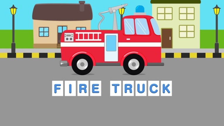 First Words Trucks and Things That Go - Educational Alphabet Shape Puzzle for Toddlers and Preschool Kids Learning ABCs Free Image