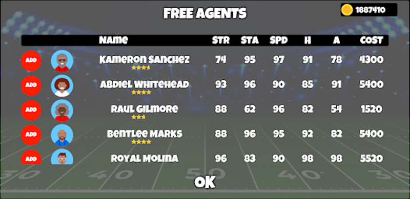 Retro Football 3D 2 : TD Glory screenshot