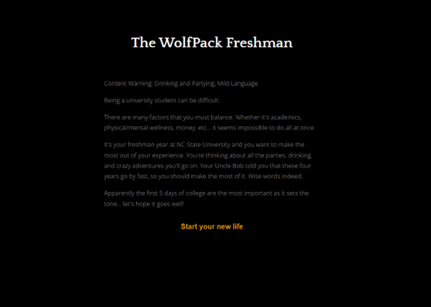 The WolfPack Freshman Image