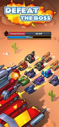Huuuge Little Tanks Merger screenshot