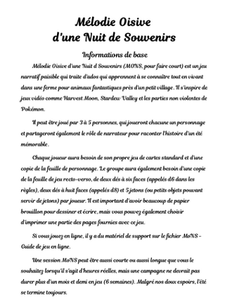 Mélodie Oisive d'une Nuit de Souvenirs screenshot