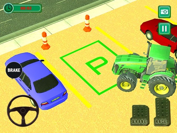 Modern Parking Tractor Games screenshot