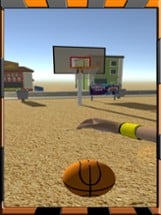 Street Neighborhood Basketball Showdown Image