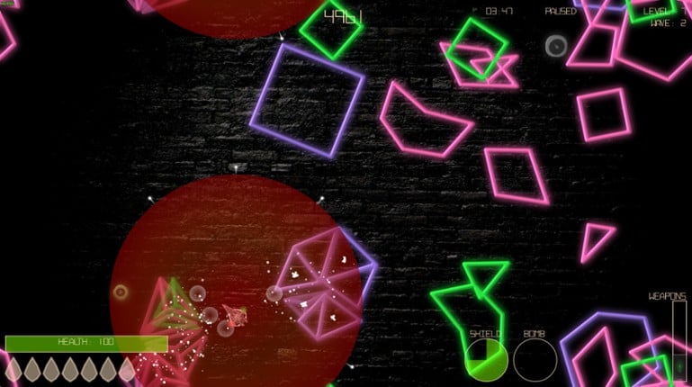 Asteroids screenshot