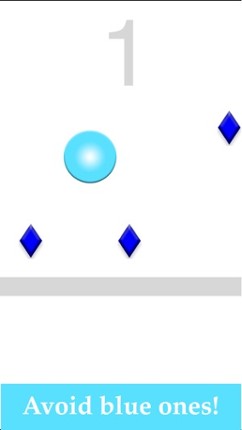 Bouncing Blue Ball Image