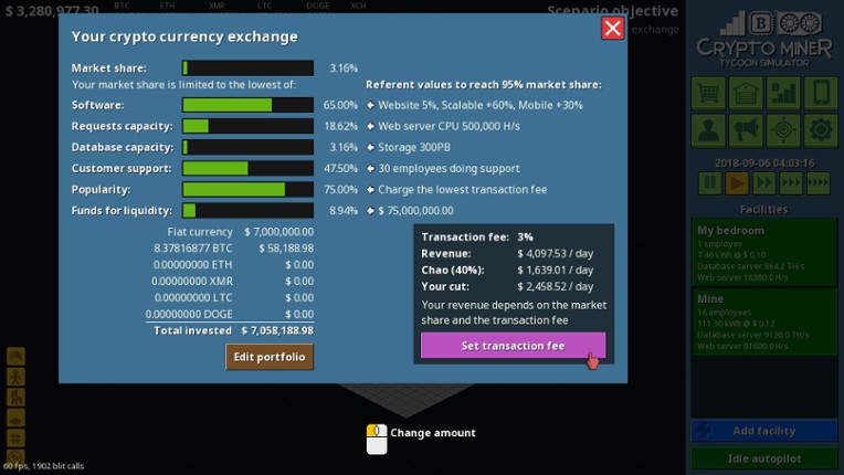 Crypto Miner Tycoon Simulator screenshot