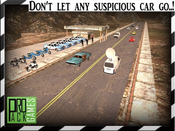 Dangerous robbers &amp; Police chase simulator - Dodge through highway traffic and arrest dangerous robbers screenshot