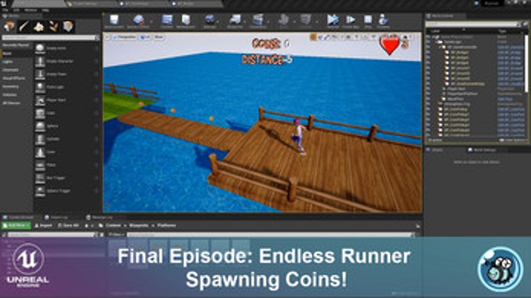 Endless Runner Tutorial UE4 screenshot