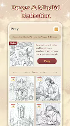 Bible Color Paint By Number screenshot