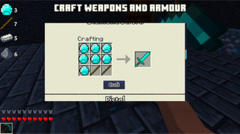 Minecraft but its scary horror screenshot